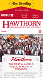 Mobile Screenshot of hawthornschool.org