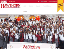 Tablet Screenshot of hawthornschool.org